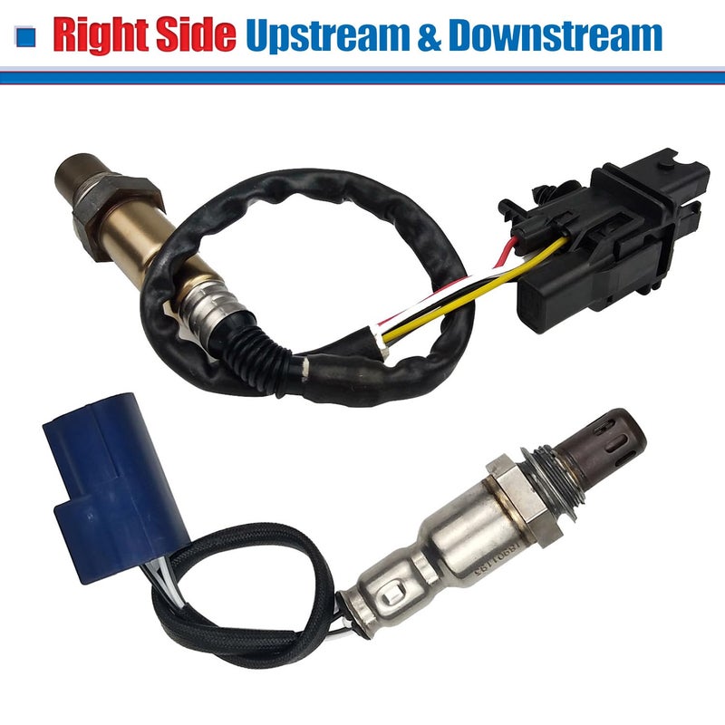MAXFAVOR 2PCS Oxygen Sensor Replacement for 2005 2006 Nissan Pathfinder Frontier Xterra 4.0L Upstream and Downstream O2 Sensor 234-5060 234-4313 02 Sensor - Image 2